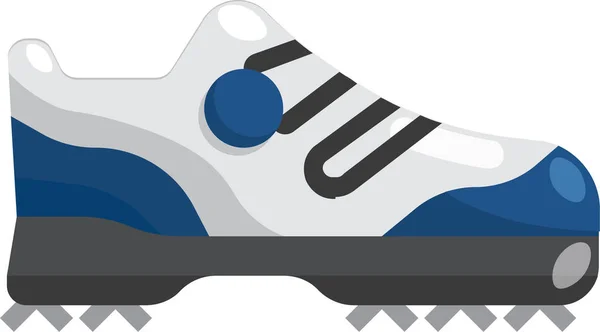 Golf Elemente Schuhe Symbol — Stockvektor