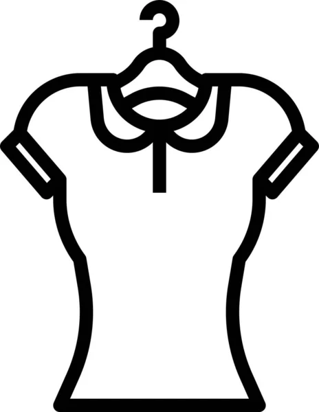 Blusa Prenda Estilo Icono — Vector de stock