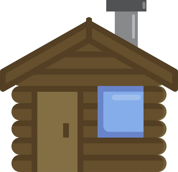 Camping House Park Icon — Stock Vector