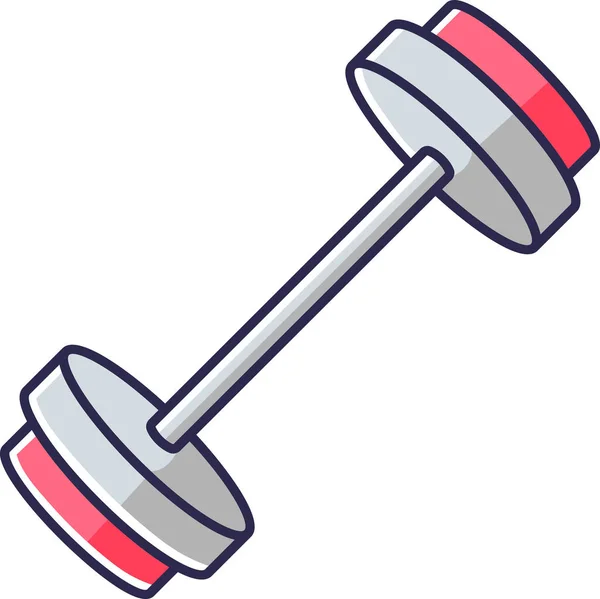 Barbell Barbell Icon Dumbbell Icon — 스톡 벡터