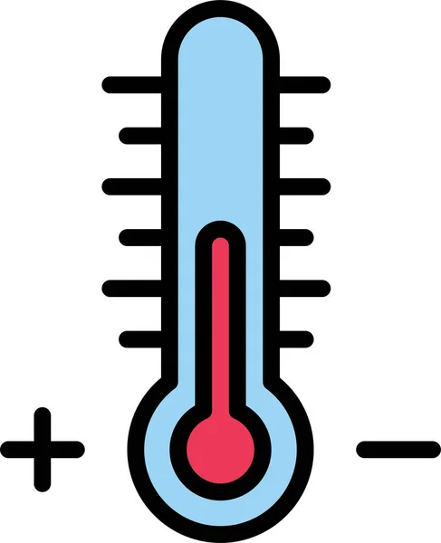 Значок Нормальной Температуры Термометра — стоковый вектор