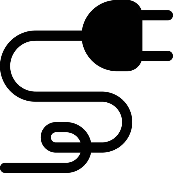 Ikon Kabel Listrik - Stok Vektor