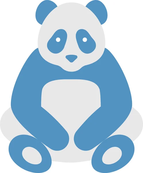 Pandabär Ikone — Stockvektor