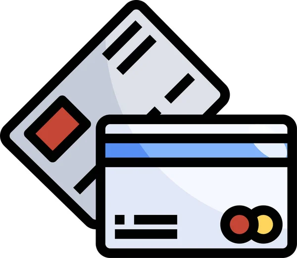 Kreditkarten Ikone — Stockvektor