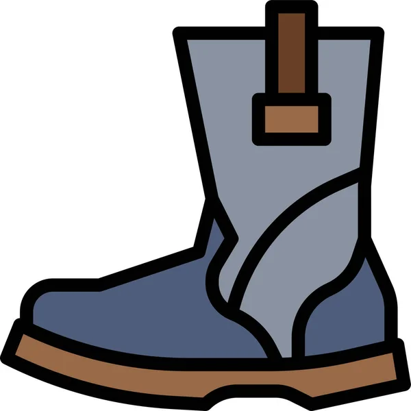 Bootsfashion Kostym Dykning Ikon Rekreation Hobby Kategori — Stock vektor