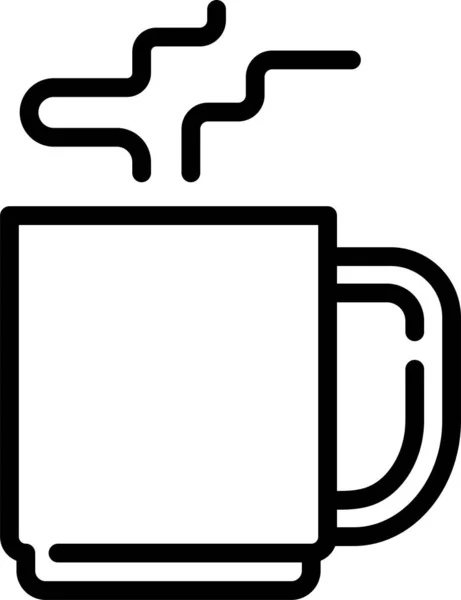 Ikona Šálku Kávy — Stockový vektor