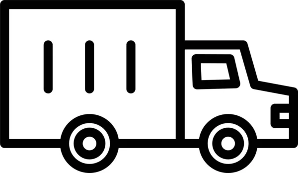 Ikon Truk Truk Lorry - Stok Vektor
