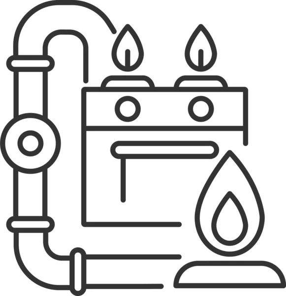 Иконка Подключения Трубопровода — стоковый вектор