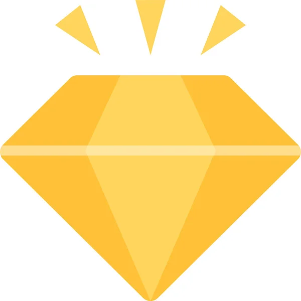 Ikona Biznesu Diamentowej Biżuterii — Wektor stockowy