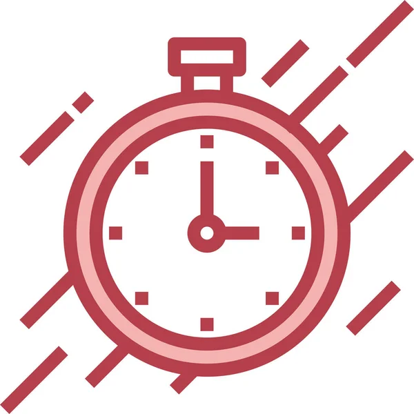 Tiempo Rápido Icono Del Reloj — Vector de stock