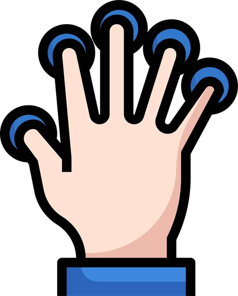 Hand Icon Scannen — Stockvektor