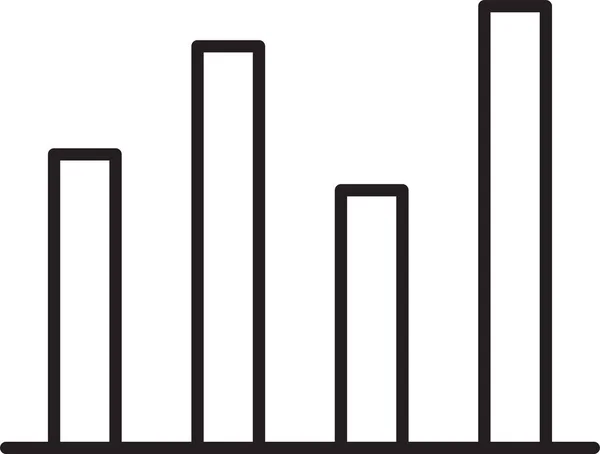 分析分析业务图标的轮廓风格 — 图库矢量图片