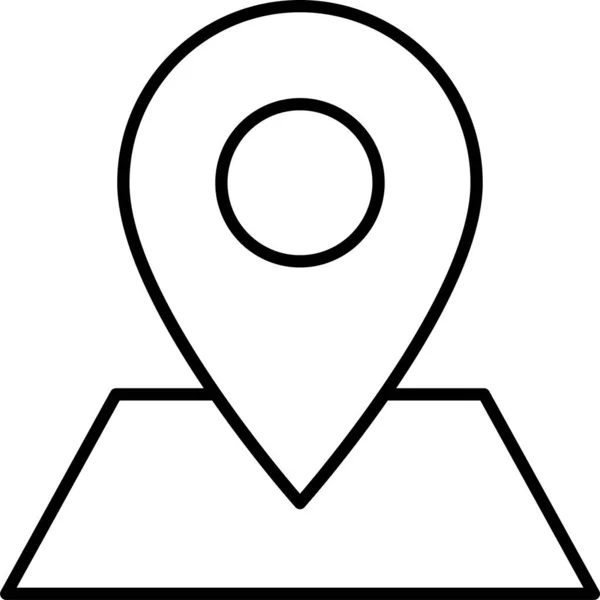 Значок Розташування Карти Gps — стоковий вектор