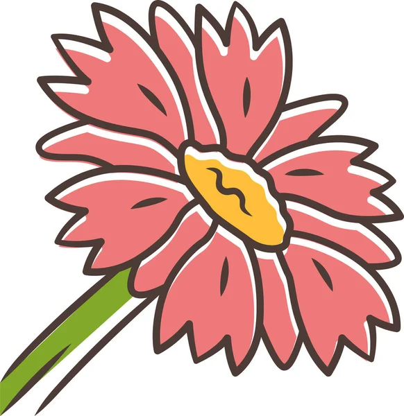 Arizona Apricot Blanket Flower Blanket Flower Icon Icon — Stock Vector