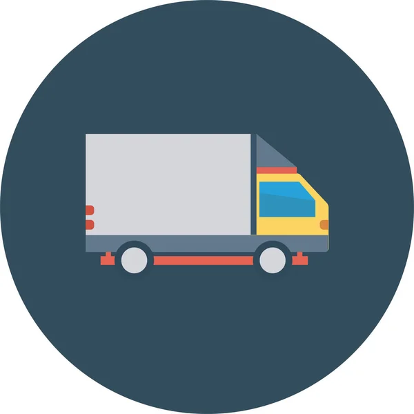 Auto Delivery Transport Icon Flat Style — Stock Vector