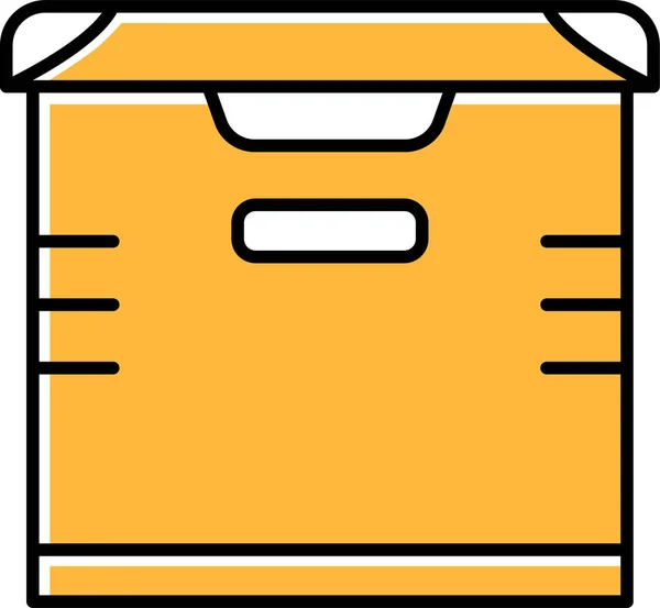 Box Chest Goods Icon — Stock Vector