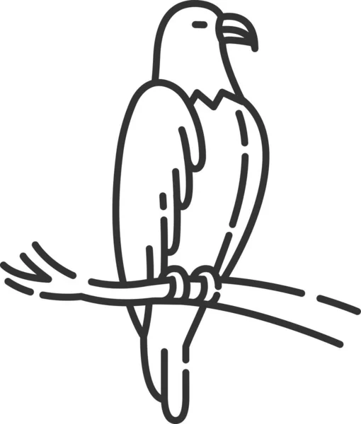 Aigle Aigle Icône Faucon Icône — Image vectorielle