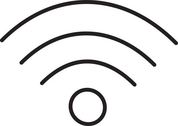 Connect Connection Internet Icon Outline Stil — Stockvektor