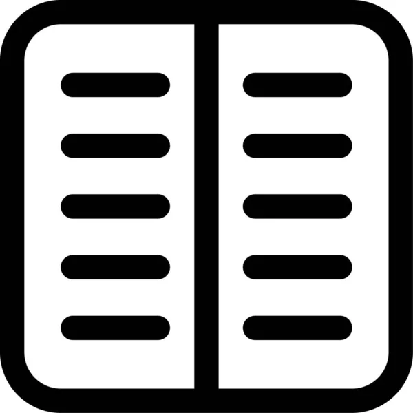 Ebook Modus Symbol — Stockvektor