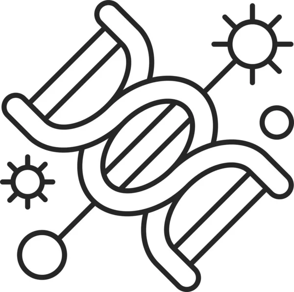 Inovační Ikona Laboratoře Mutací — Stockový vektor