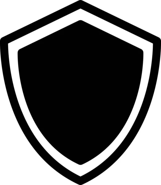 Achievement Badge Goal Icon Solid Style — Vettoriale Stock