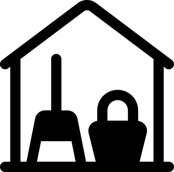 Значок Комнаты Уборщика — стоковый вектор