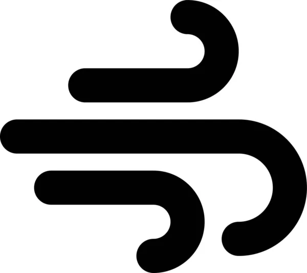 Wind Windige Brise Symbol — Stockvektor