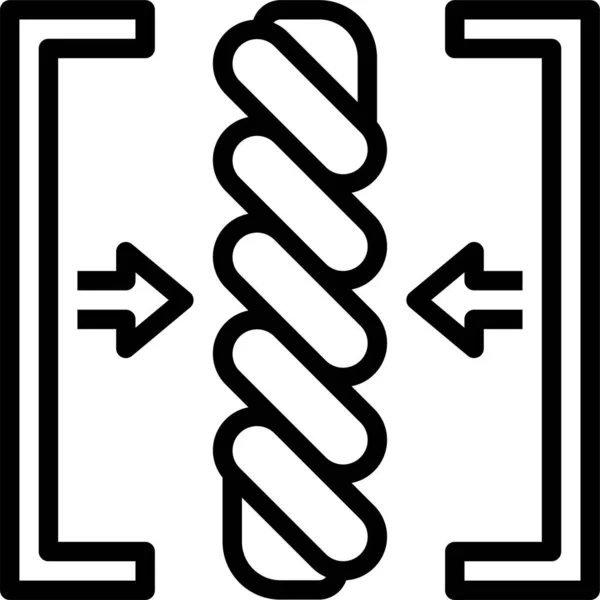 Tpu Restricciones Icono Tela — Archivo Imágenes Vectoriales