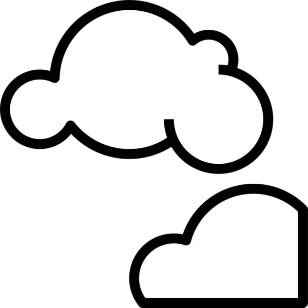 Ikona Cloud Haw Jotta — Stockový vektor
