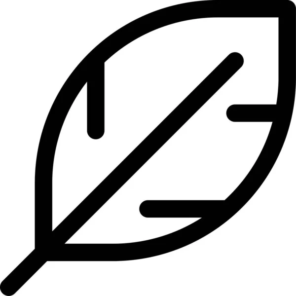 Klassisches Federbuchstabensymbol — Stockvektor