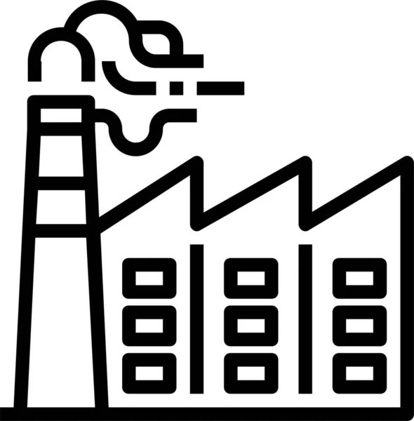 Ikona Produkcji Przemysłowej — Wektor stockowy