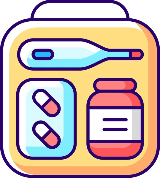 First Aid Healthcare Pharmacy Icon — Stock Vector