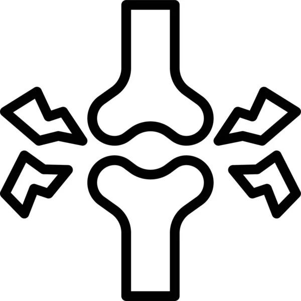 Сломанная Икона Здравоохранения — стоковый вектор