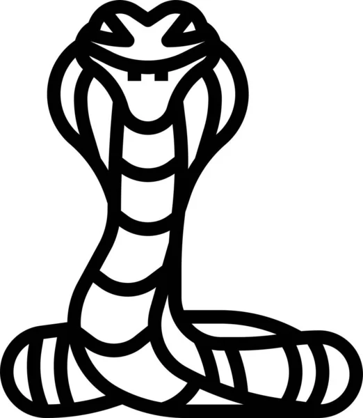 Икона Змеиной Кобры — стоковый вектор