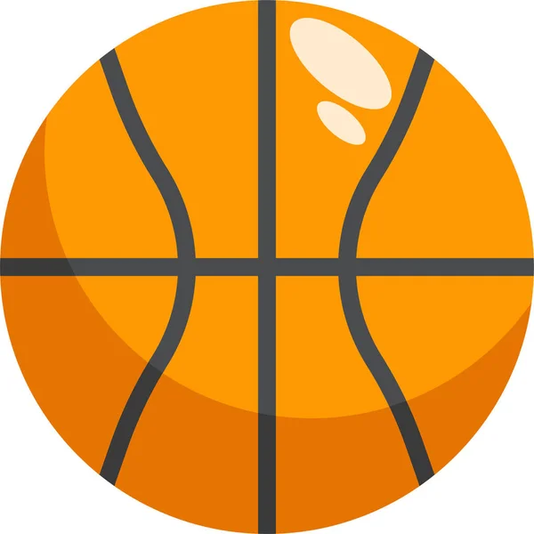 Deporte Actividad Baloncesto Icono — Vector de stock