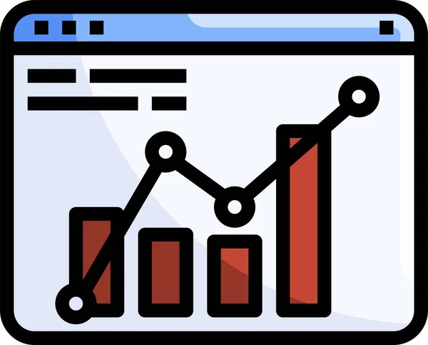 Fecha Financiera Icono Del Calendario — Vector de stock