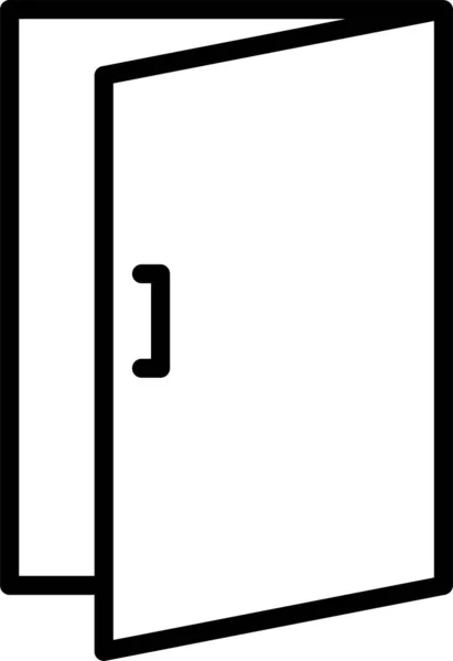Door Enter Home Icon — 图库矢量图片