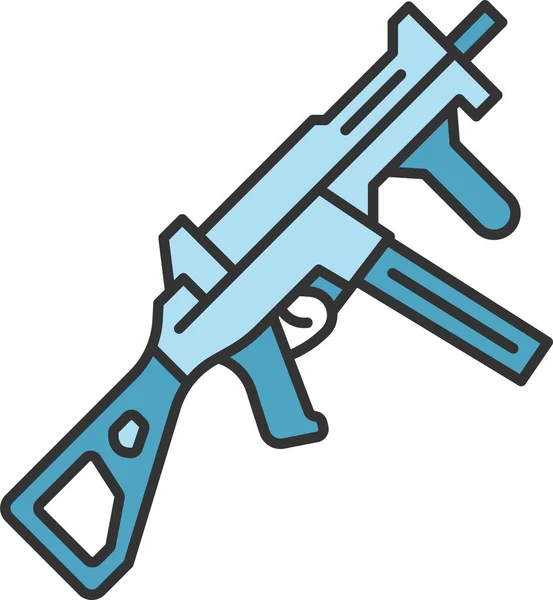 Army Gun Rifle Icon — Stock Vector