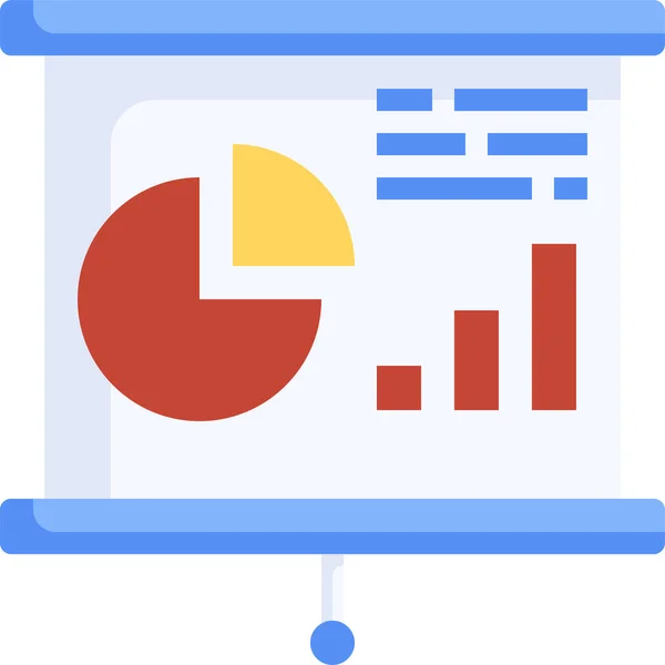 Business Analysis Marketing Icon — Stock Vector