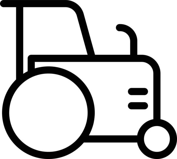 Véhicule Tracteur Ferme Icône — Image vectorielle