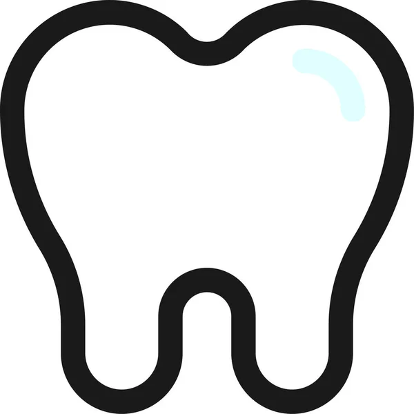 Dentes Dente Ícone Dental —  Vetores de Stock