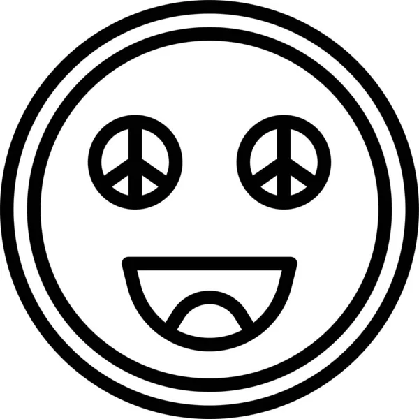 Ícone Felicidade Smail Emoji —  Vetores de Stock