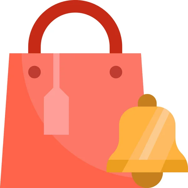 Shopping Bag Icona Online — Vettoriale Stock