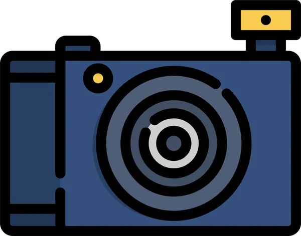 Camera Equipment Lens Icon — Stock Vector