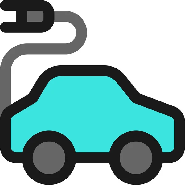 Smart Ikone Für Elektroautos — Stockvektor