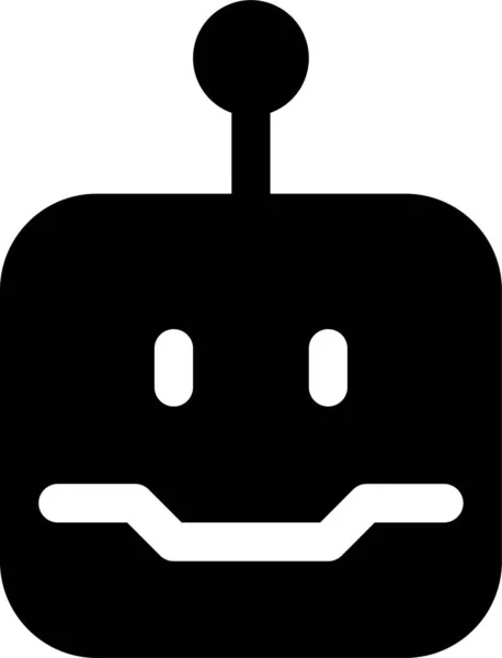 Roboter Intelligentes Symbol — Stockvektor