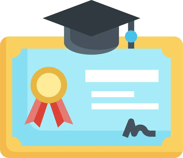 Higher Education Bachelors Icon — Stock Vector