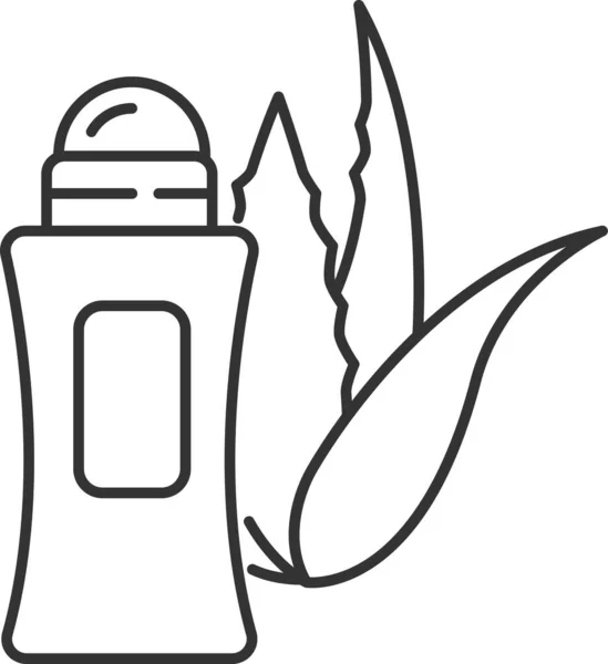 Aloe Antiperspirant Deodorant Icon — Stock Vector