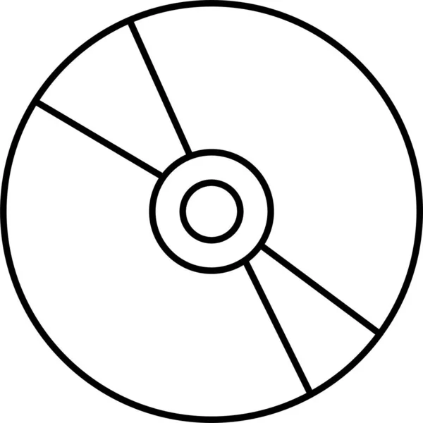 Dvd Disc Symbol — Stockvektor