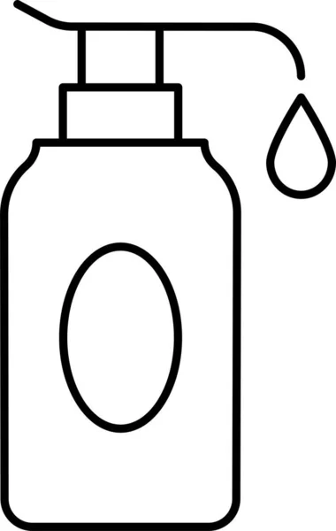 Soap Shampoo Drop Icon — Stock Vector